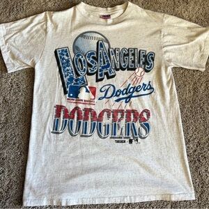Los Angeles Dodgers vintage single stitch - White off white